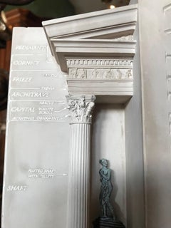 Models of Ionic Temple of Zeus Olympus Plaster Architectural Biblot Maquette