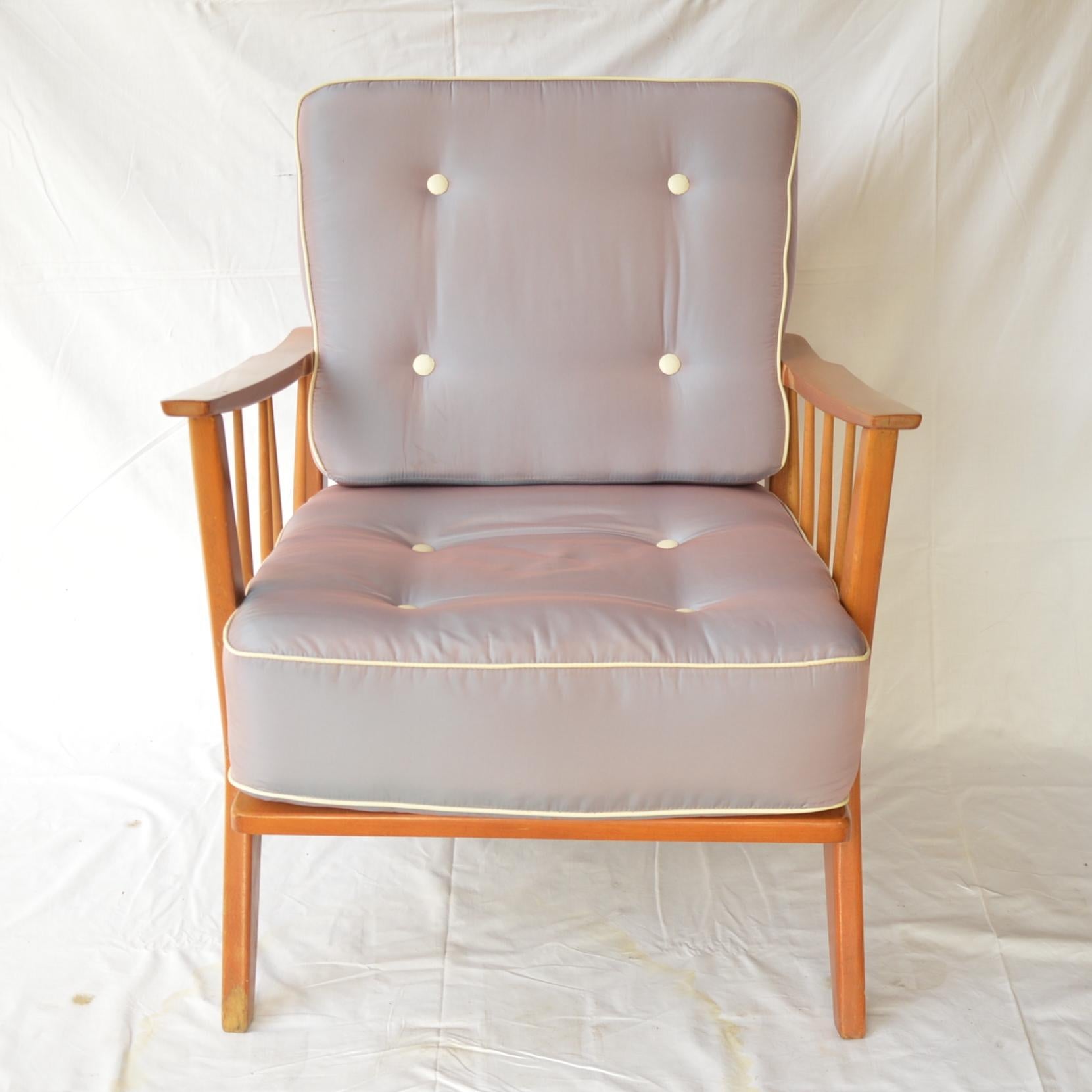 Modenist designer vintage armchair, 1960s.