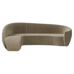 Moder Mid Century Handmade Gravity Corner sofa
