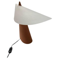 Vintage Moder Mid Century Rare Leather "ZIP" Light by Sigmar Willnauer