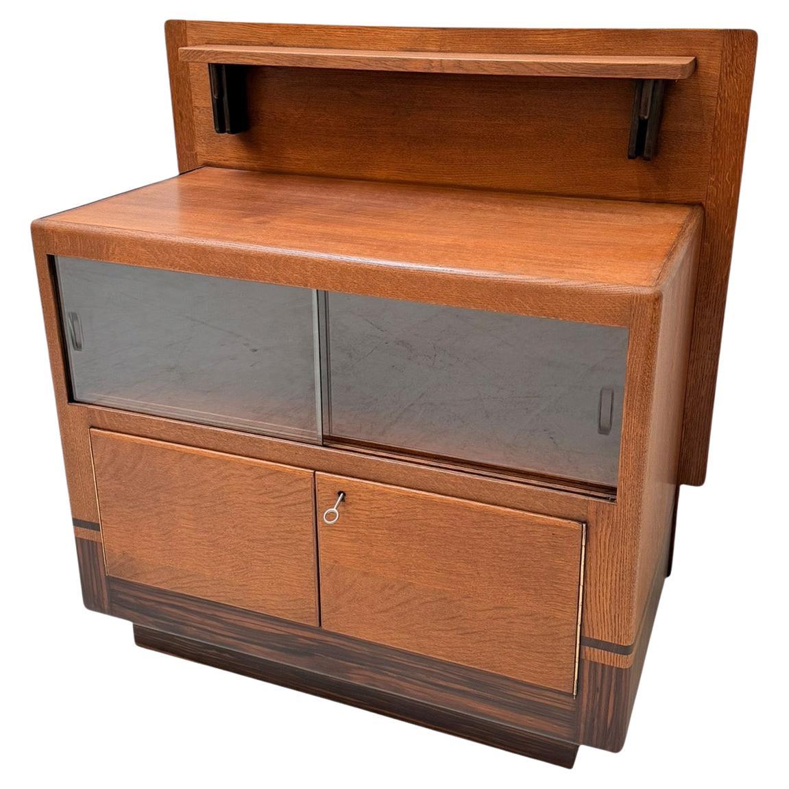 Moderenist Art Deco Cabinet by Anton Lucas for N.V. Meubelkunst Leiden, 1920s