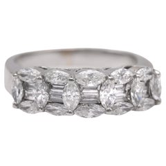 Modern 1.50 Carat Diamond White Gold Ring