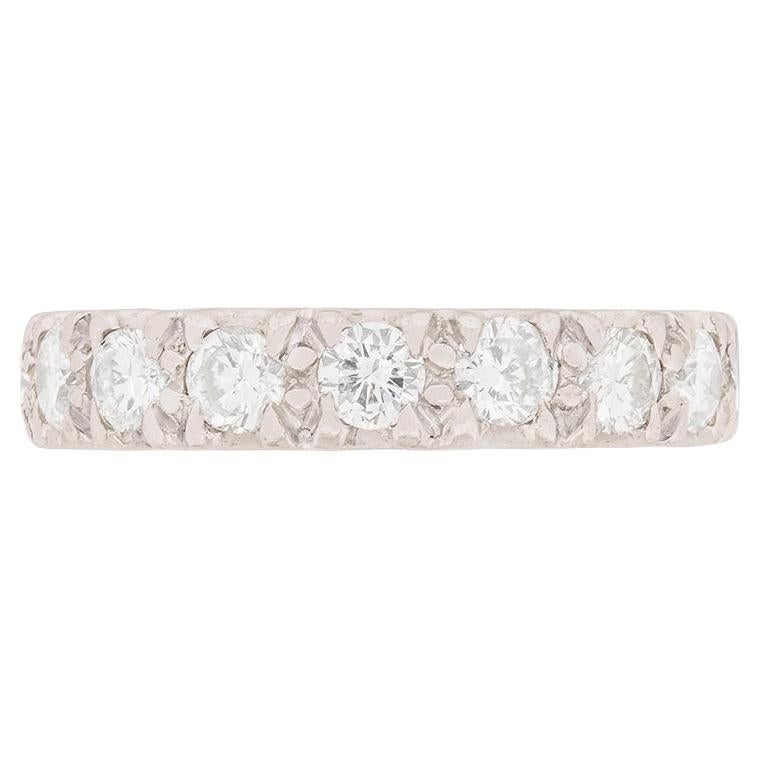 Modern 1.70 Carat Diamond Eternity Ring