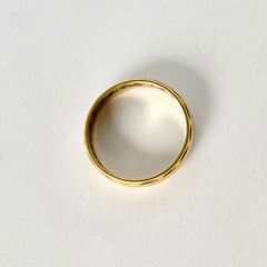 Modern 18 Carat Gold Decorative Band