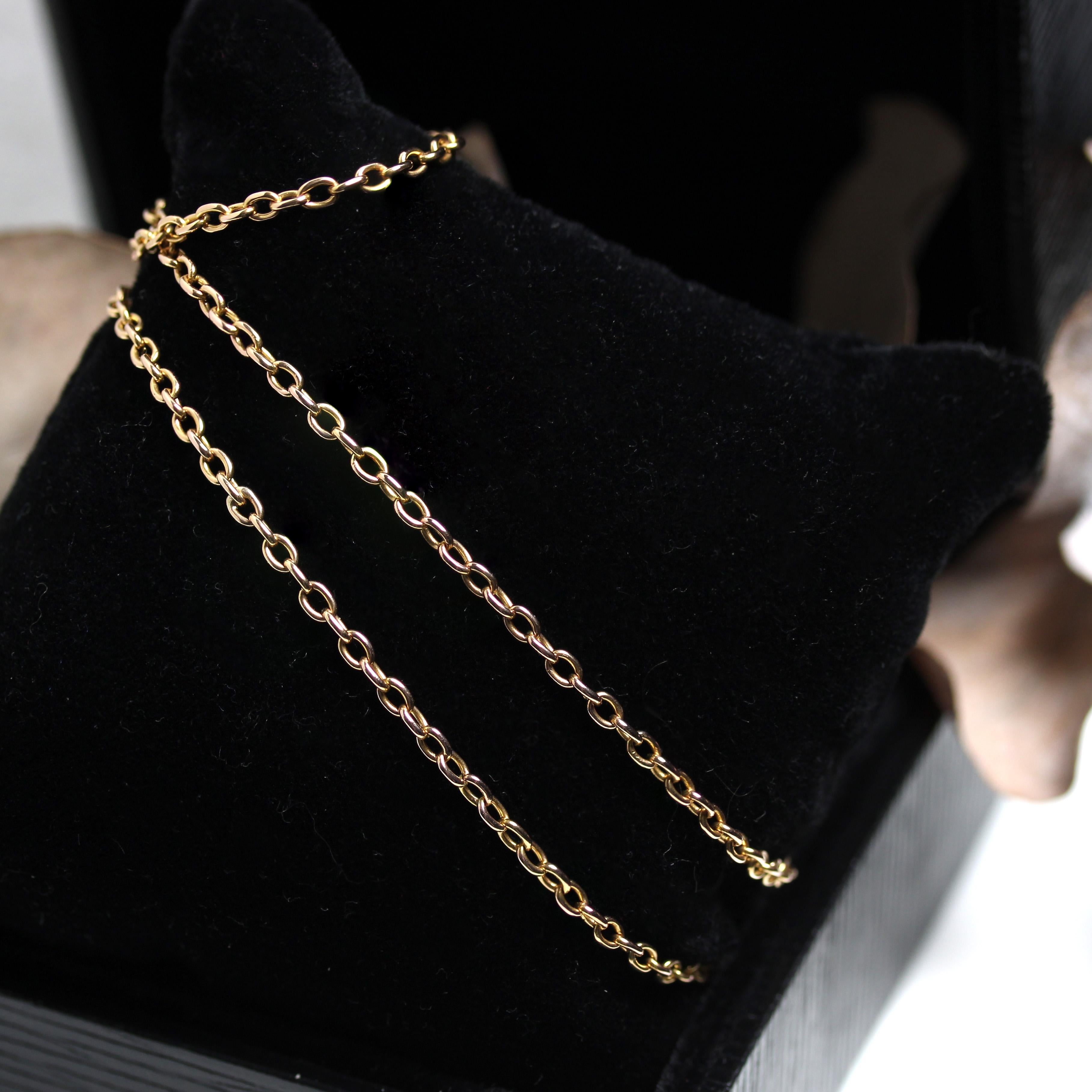 The Moderns Collier à mailles en or rose 18 carats pour condamnés Bon état - En vente à Poitiers, FR