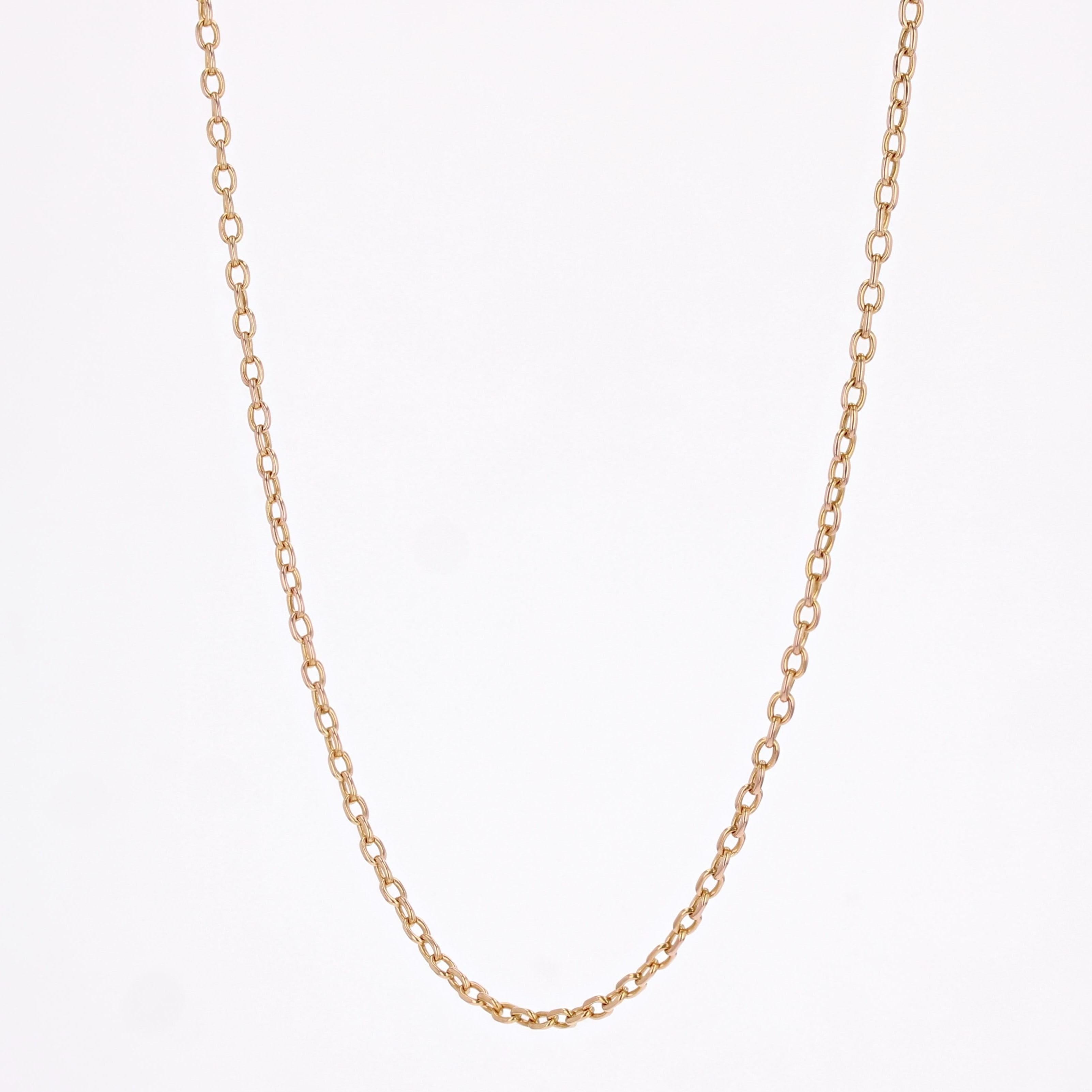 The Moderns Collier à mailles en or rose 18 carats pour condamnés en vente 1
