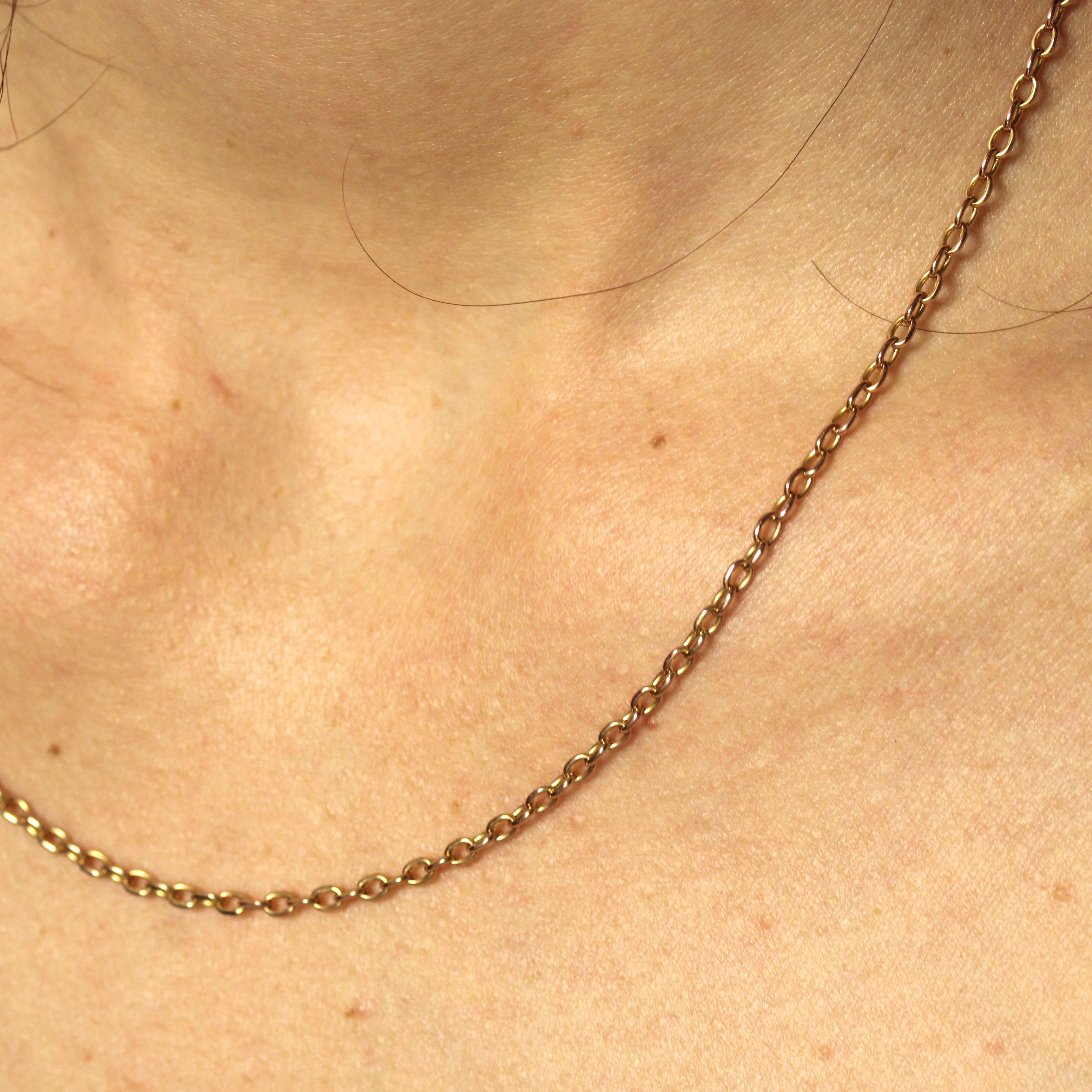 The Moderns Collier à mailles en or rose 18 carats pour condamnés en vente 2