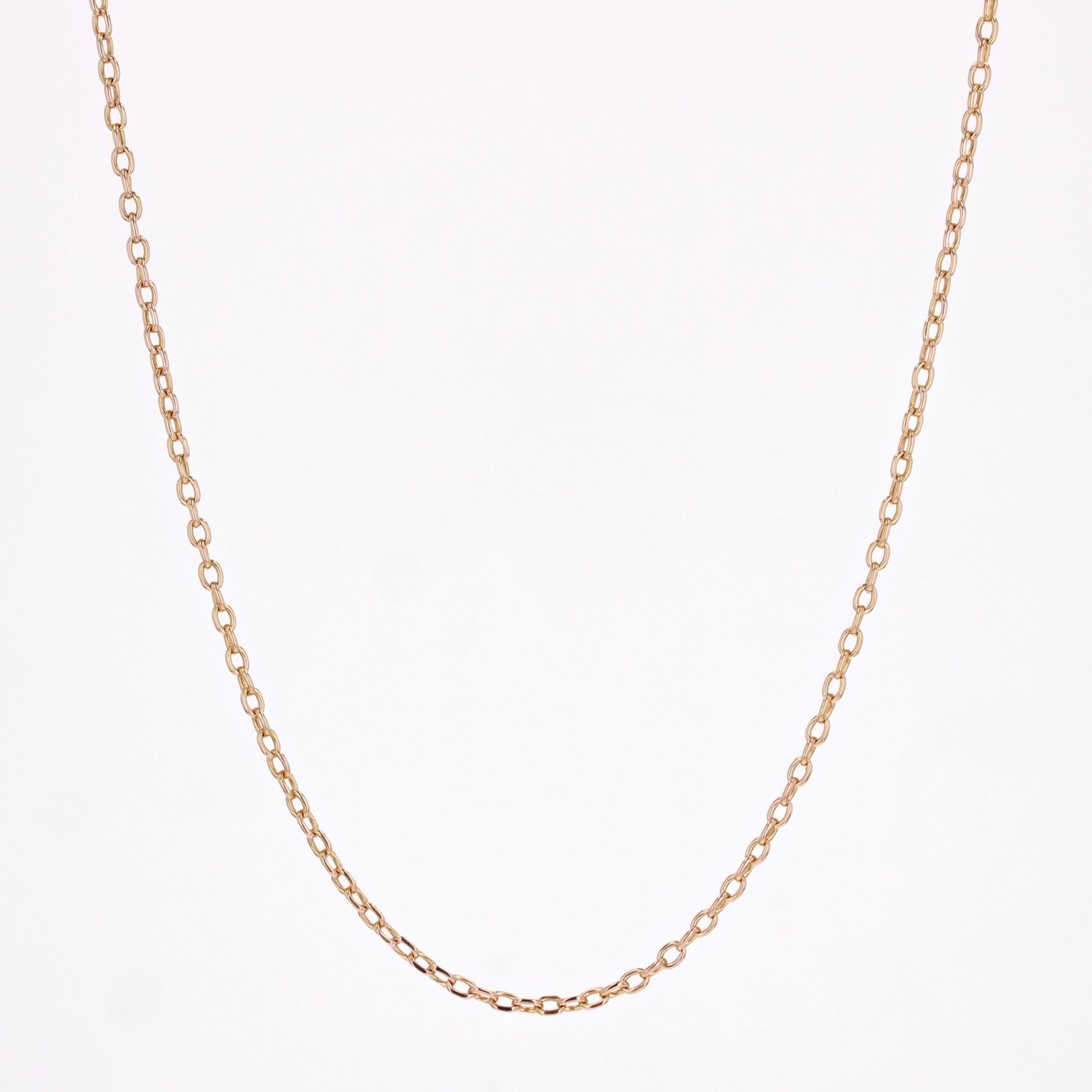 The Moderns Collier à mailles en or rose 18 carats pour condamnés en vente 4