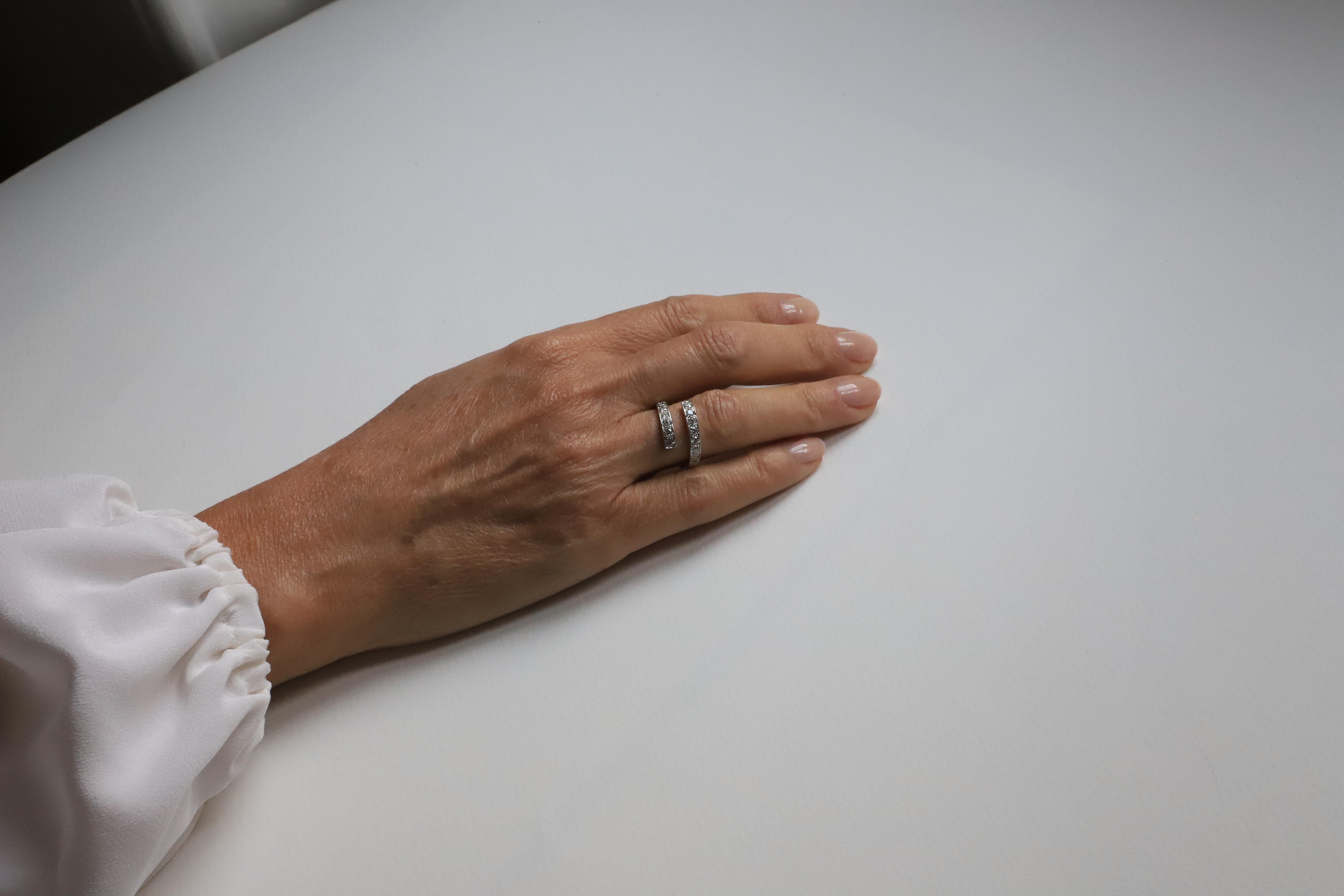 modern wedding ring designs white gold