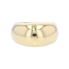 Modern 18 Karat Yellow Gold Bangle Ring