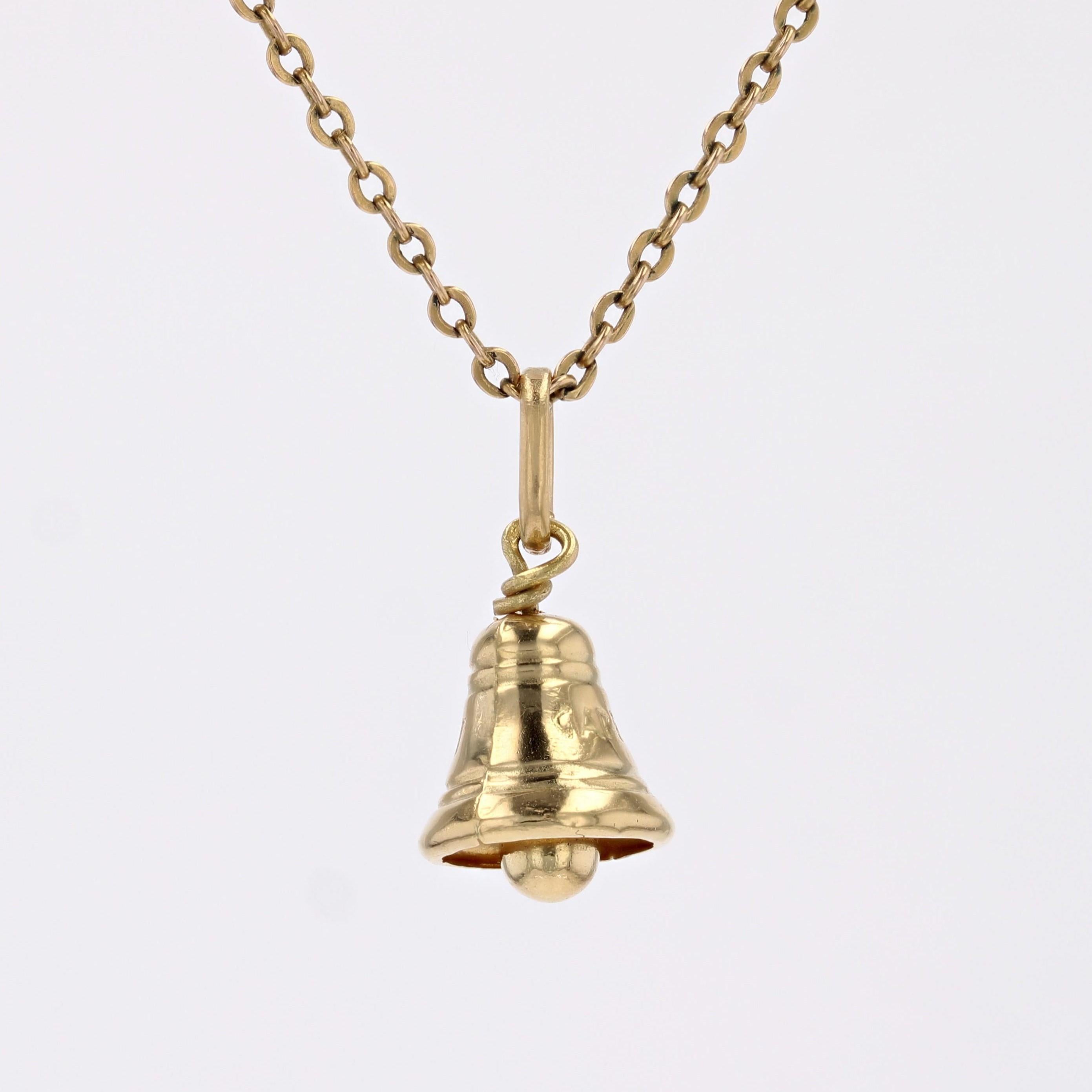 Pendentif breloque Capri en or jaune 18 carats moderne Excellent état - En vente à Poitiers, FR