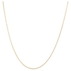 Modern 18 Karat Yellow Gold convict filed Mesh Chain