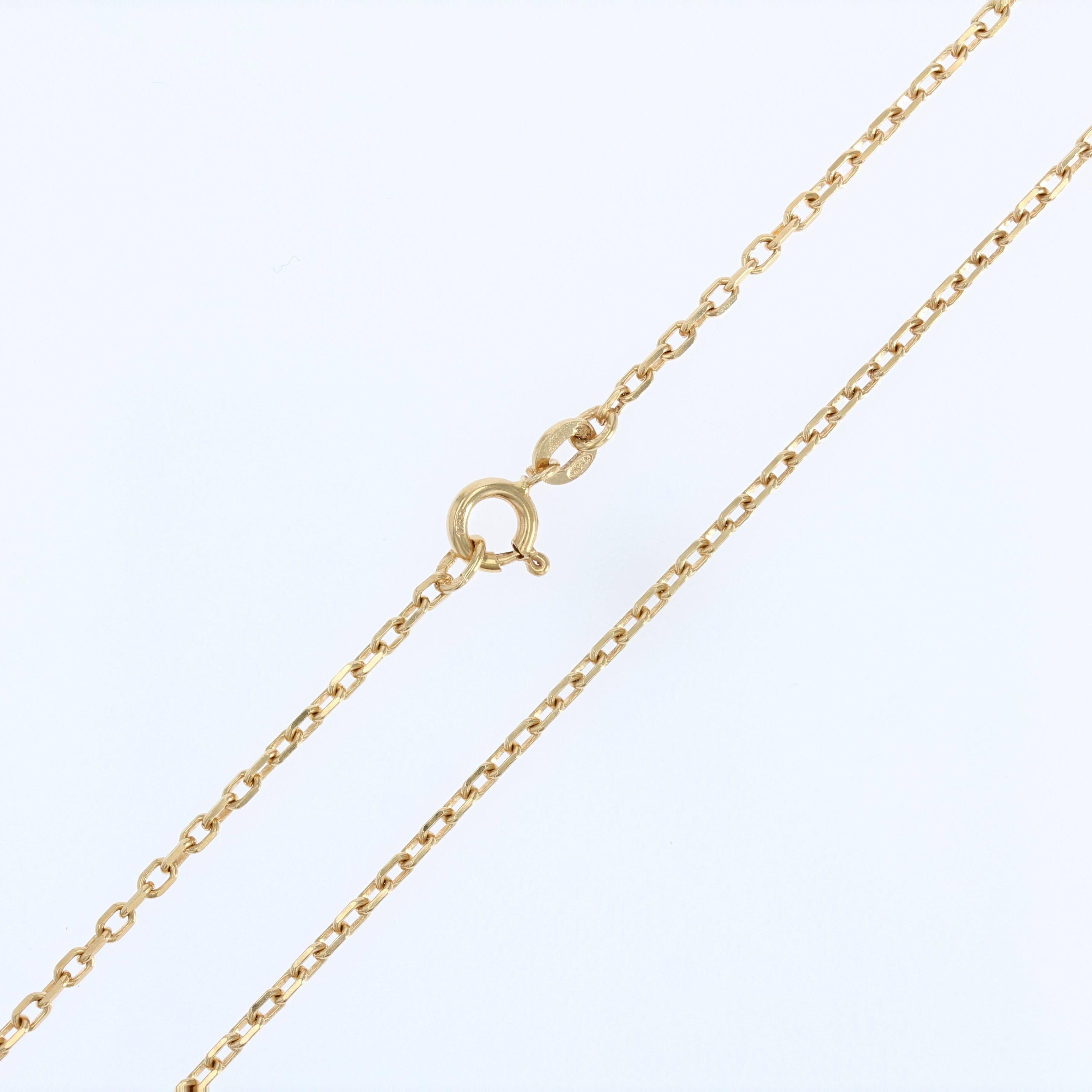 Modern 18 Karat Yellow Gold Filed Convict Mesh Chain For Sale 6