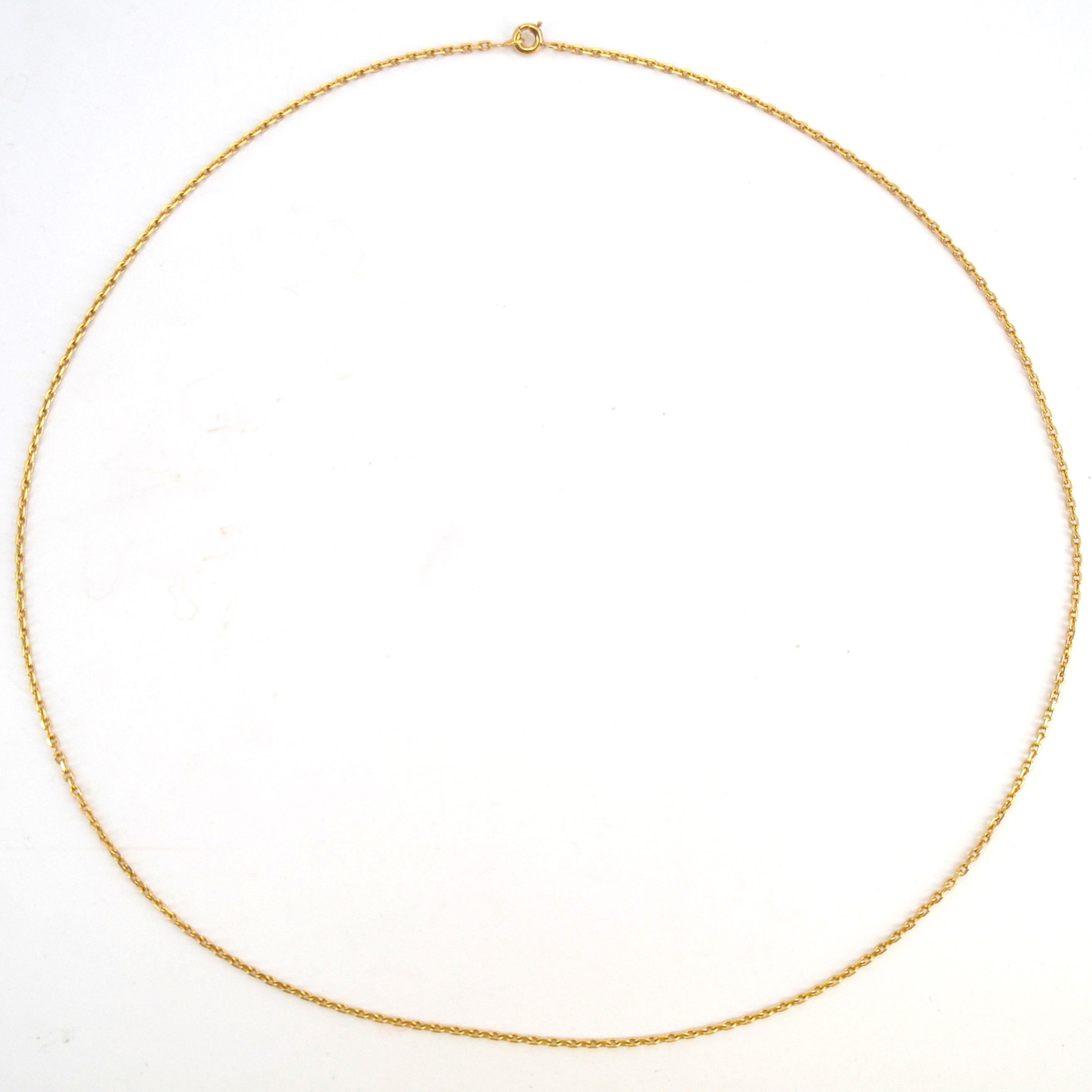 Modern 18 Karat Yellow Gold Filed Convict Mesh Chain In Excellent Condition For Sale In Poitiers, FR