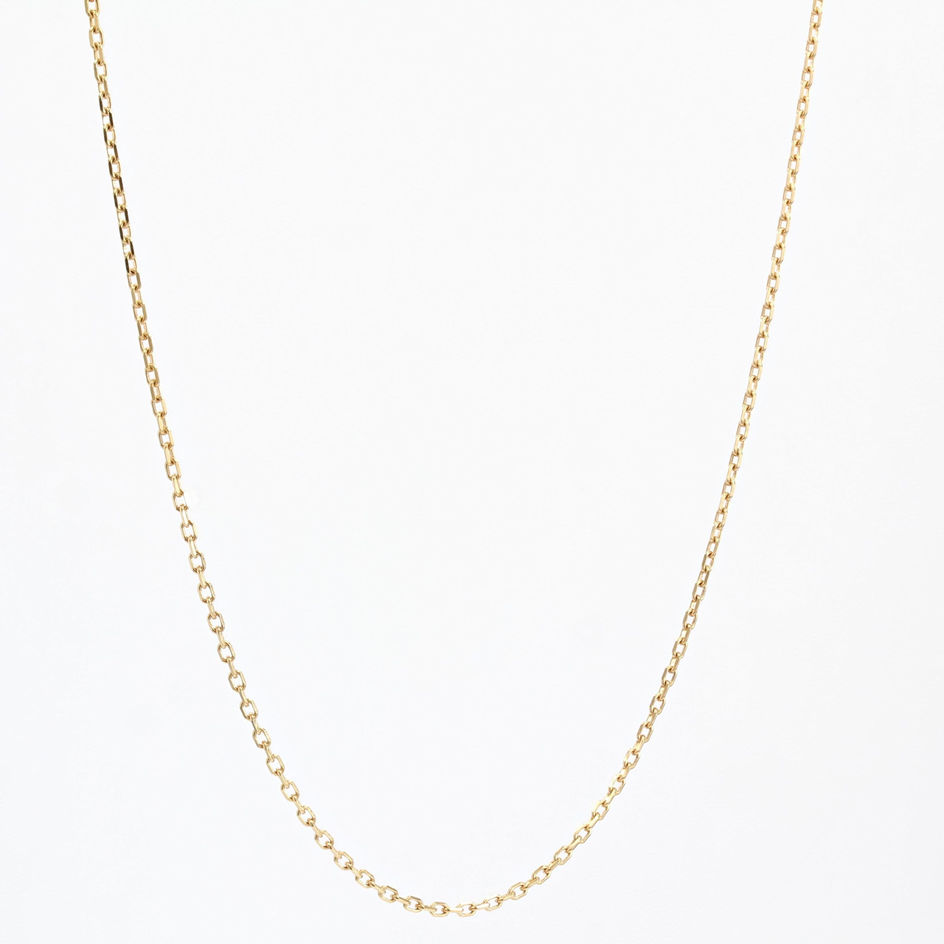 Modern 18 Karat Yellow Gold Filed Convict Mesh Chain For Sale 1