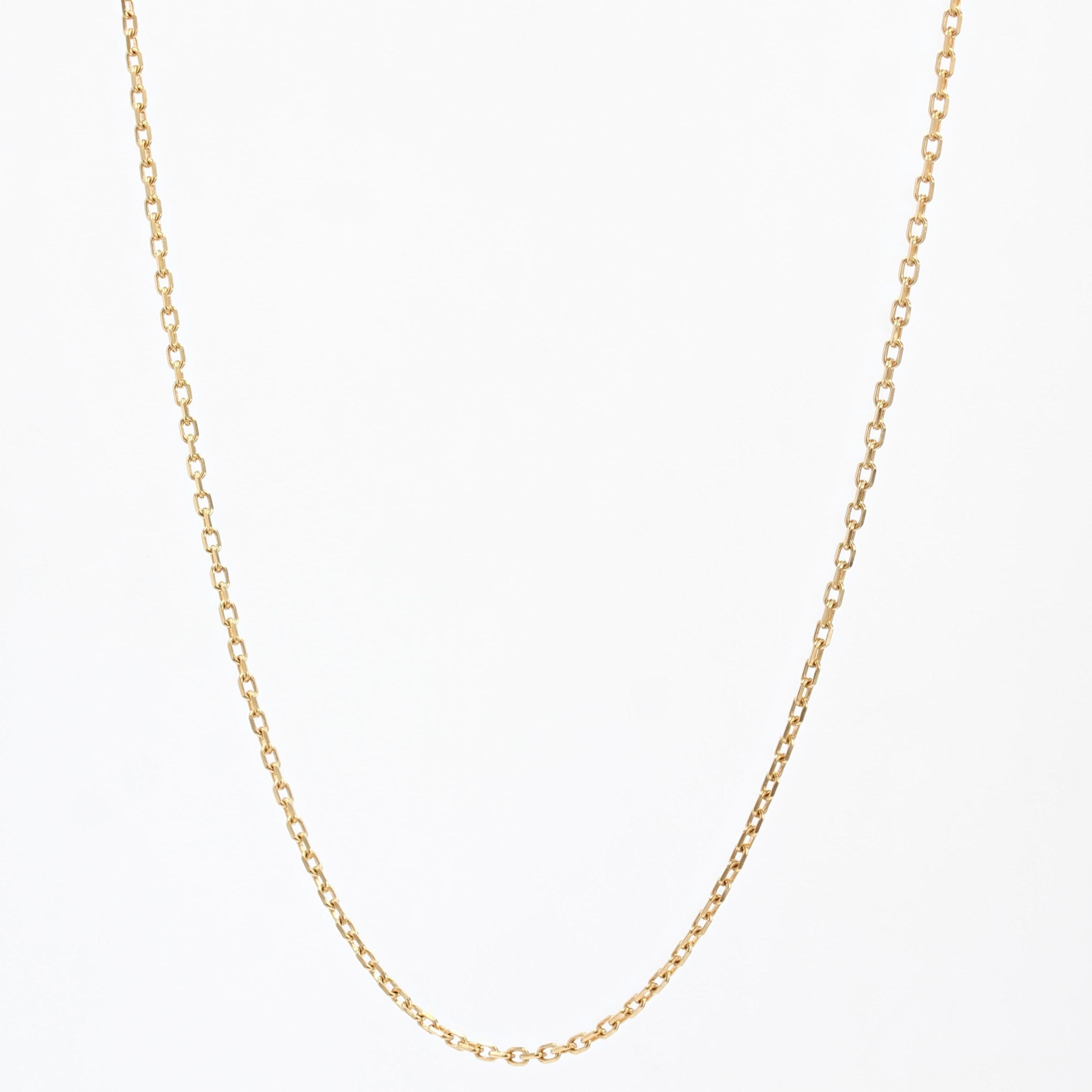 Modern 18 Karat Yellow Gold Filed Convict Mesh Chain For Sale 2