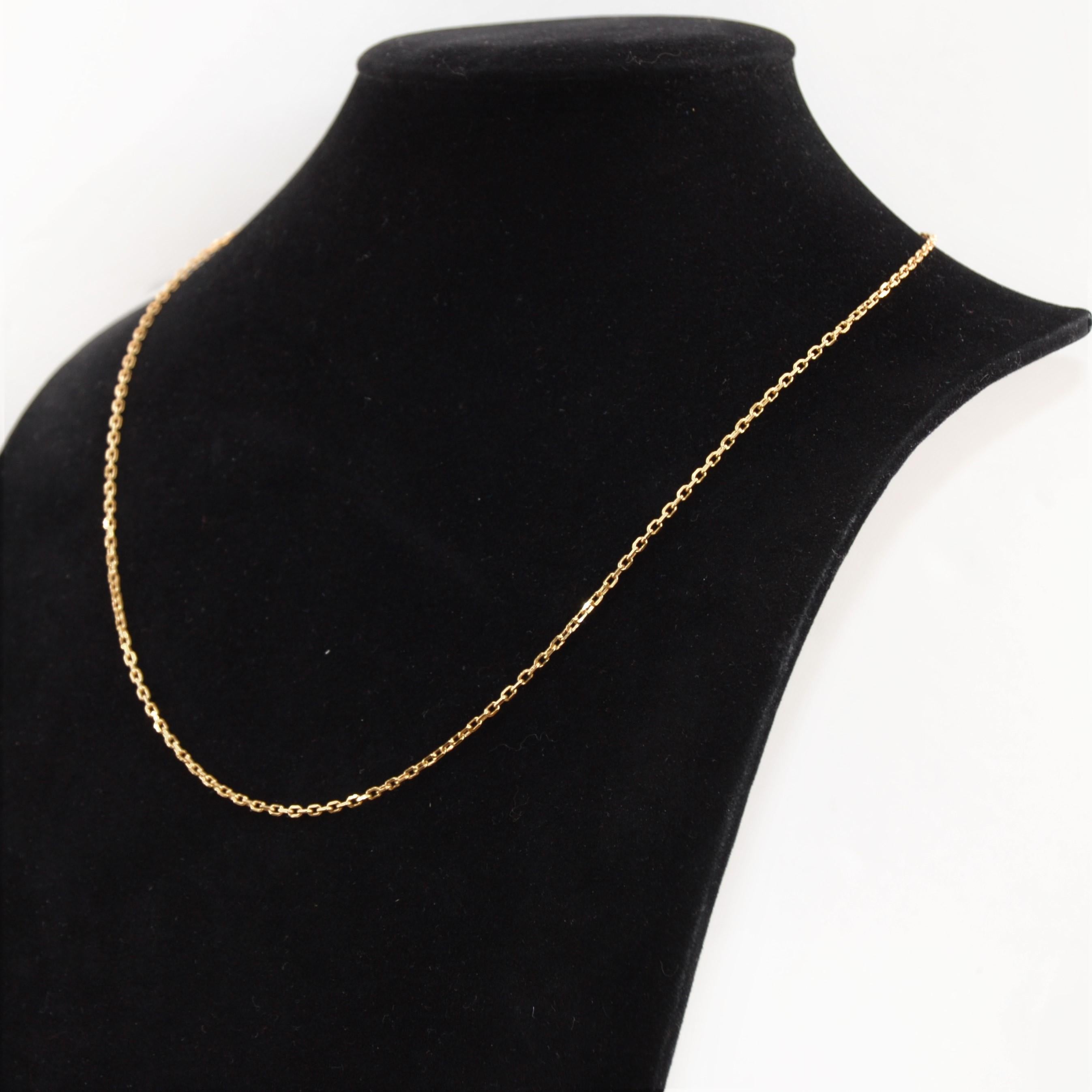 Modern 18 Karat Yellow Gold Filed Convict Mesh Chain For Sale 3