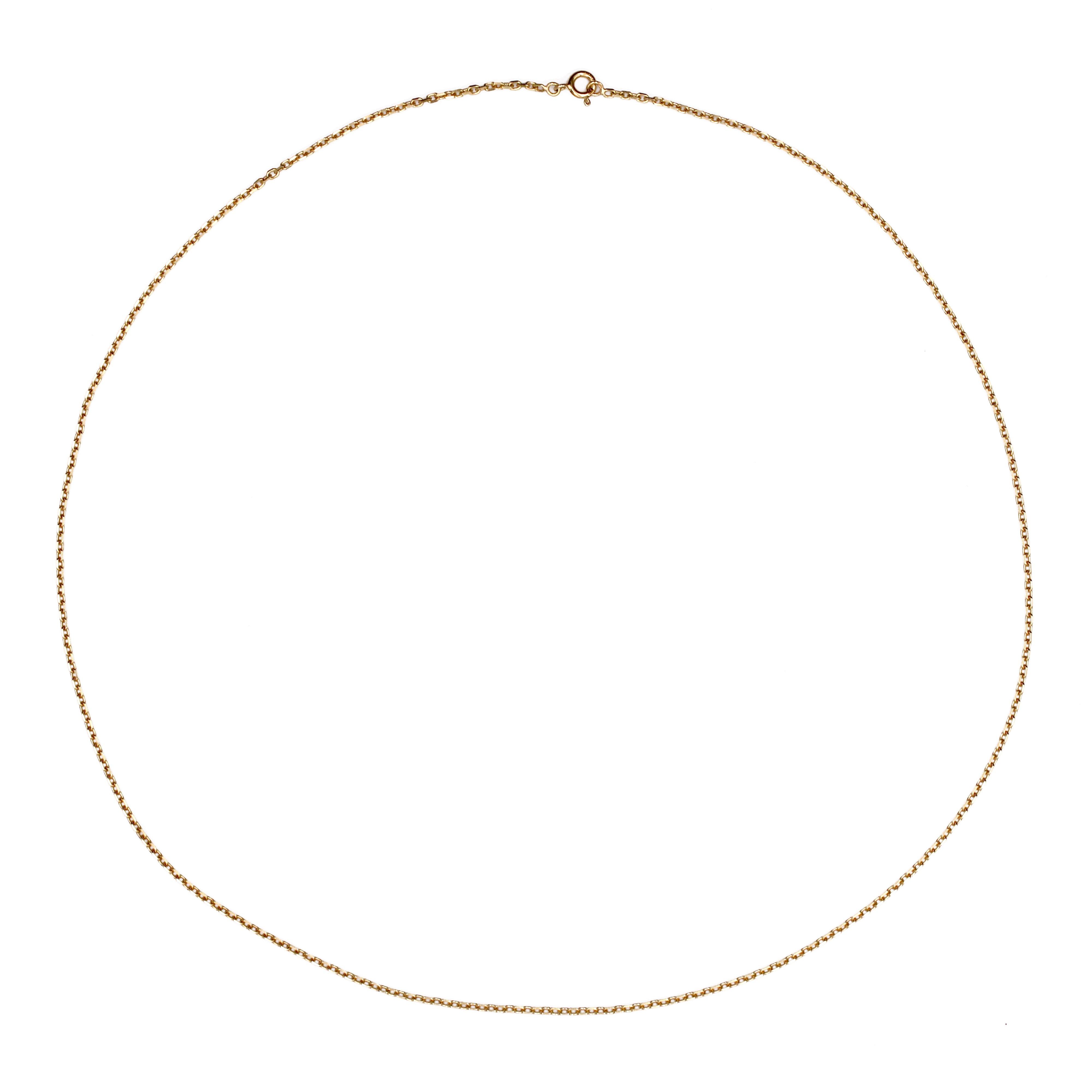 Modern 18 Karat Yellow Gold Filed Convict Mesh Chain in vendita 2