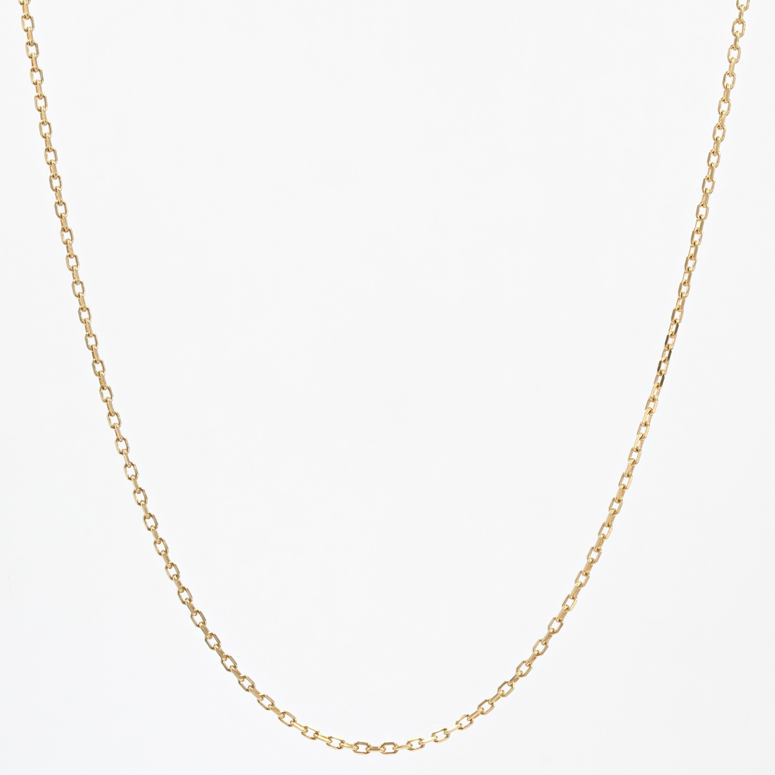 Modern 18 Karat Yellow Gold Filed Convict Mesh Chain For Sale 5