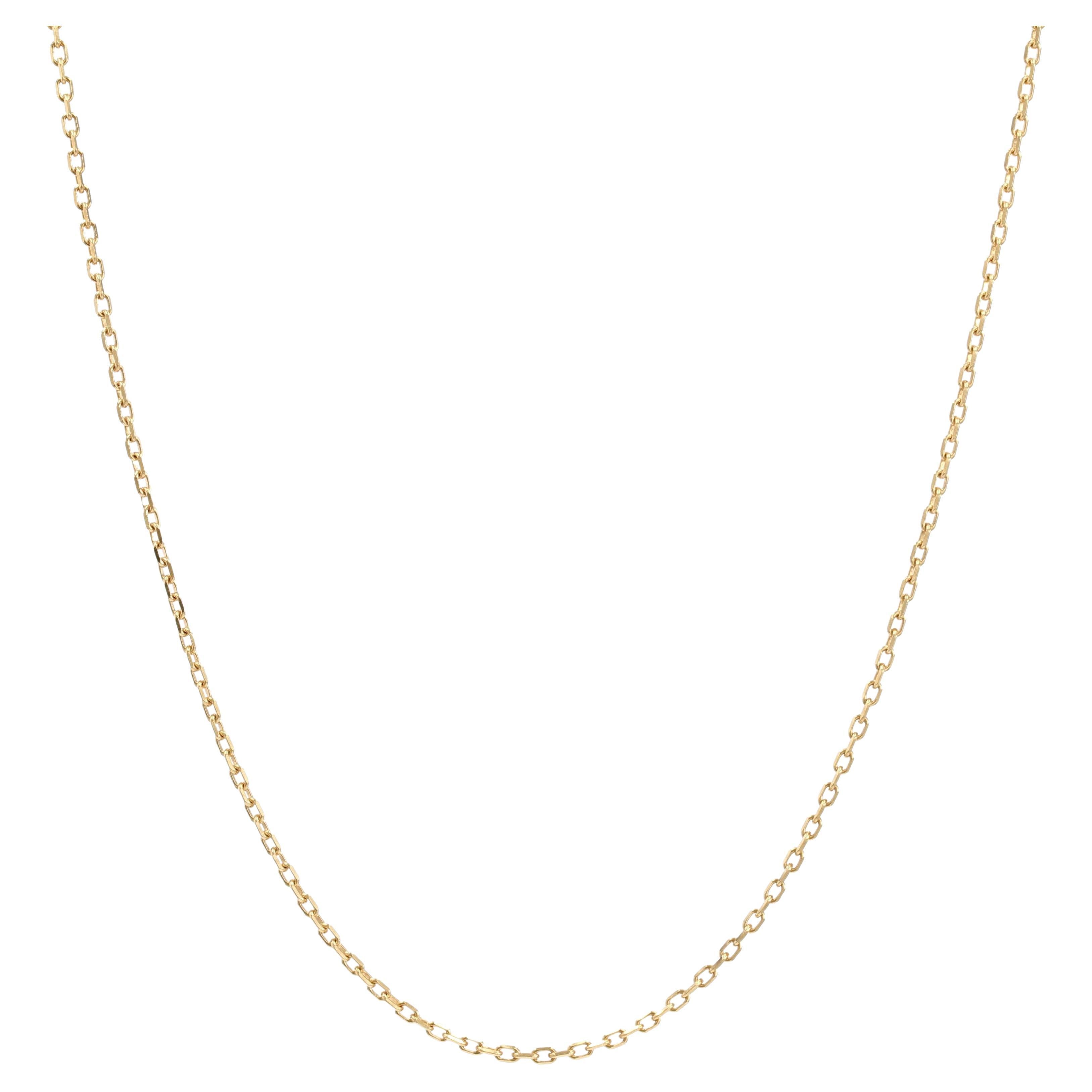 Modern 18 Karat Yellow Gold Filed Convict Mesh Chain For Sale