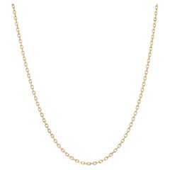 Modern 18 Karat Yellow Gold Filed Convict Mesh Chain