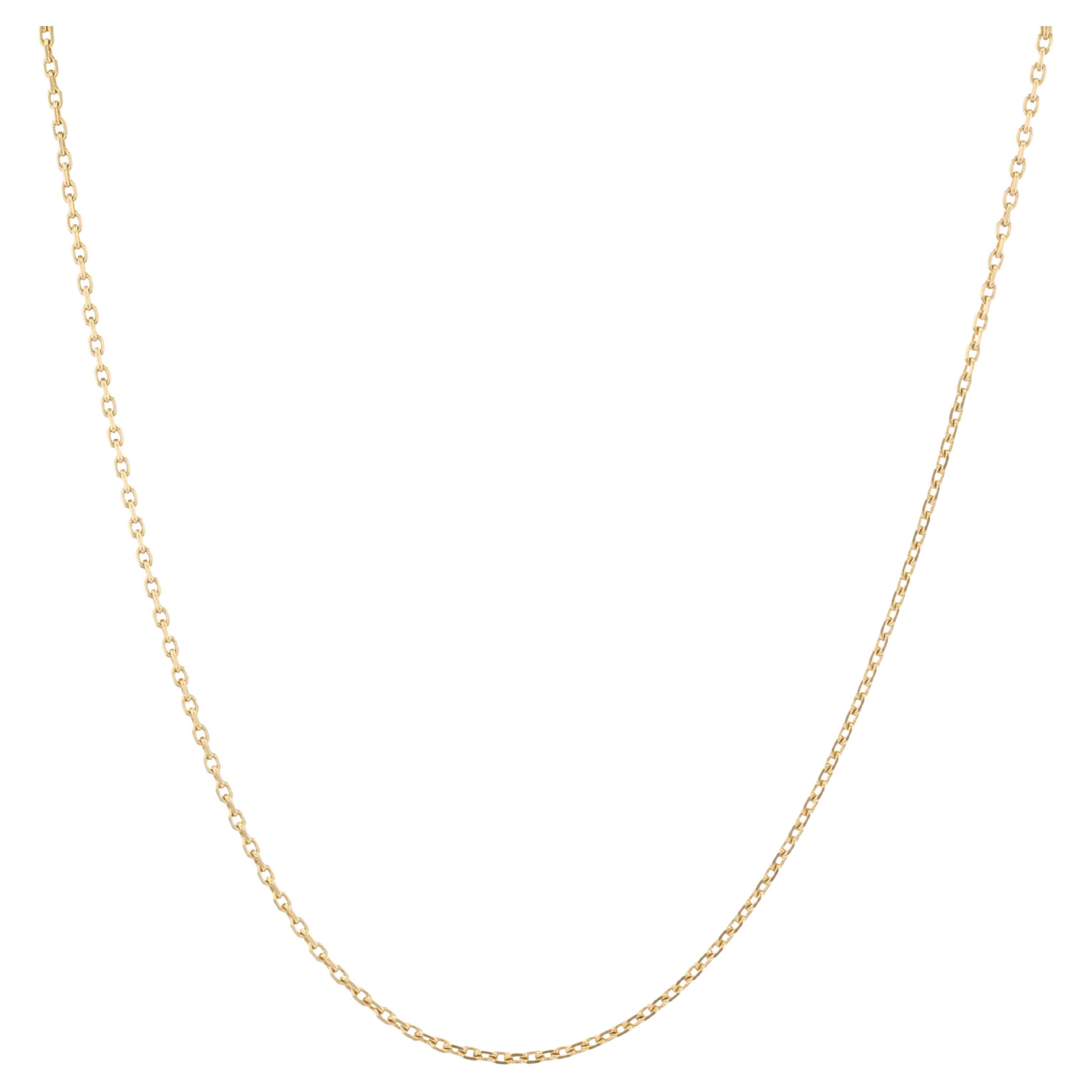 Modern 18 Karat Yellow Gold Filed Convict Mesh Chain Necklace