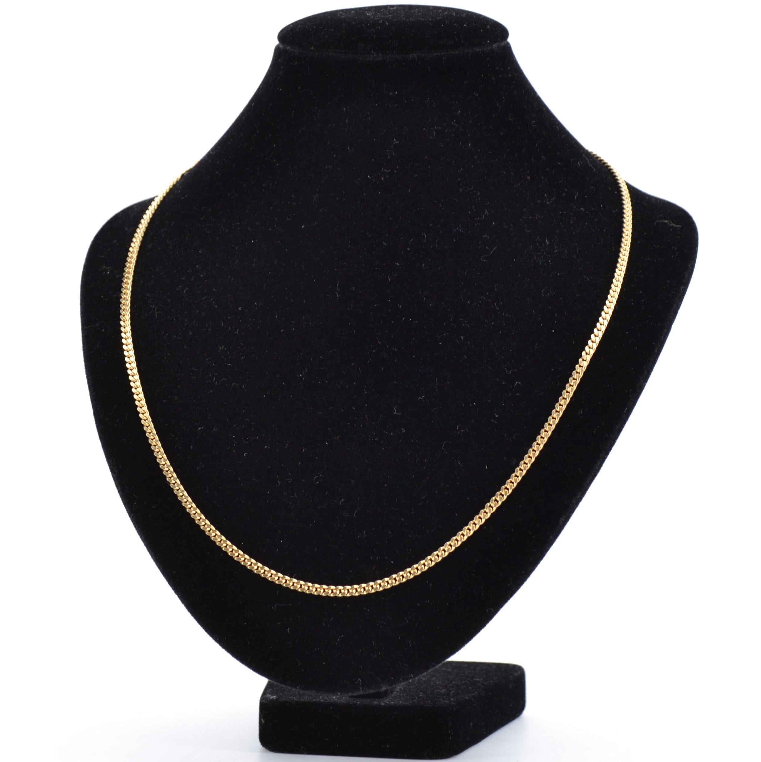 18 karat gold necklace for men