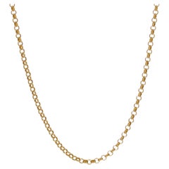 Modern 18 Karat Yellow Gold Jaseron Mesh Chain Necklace