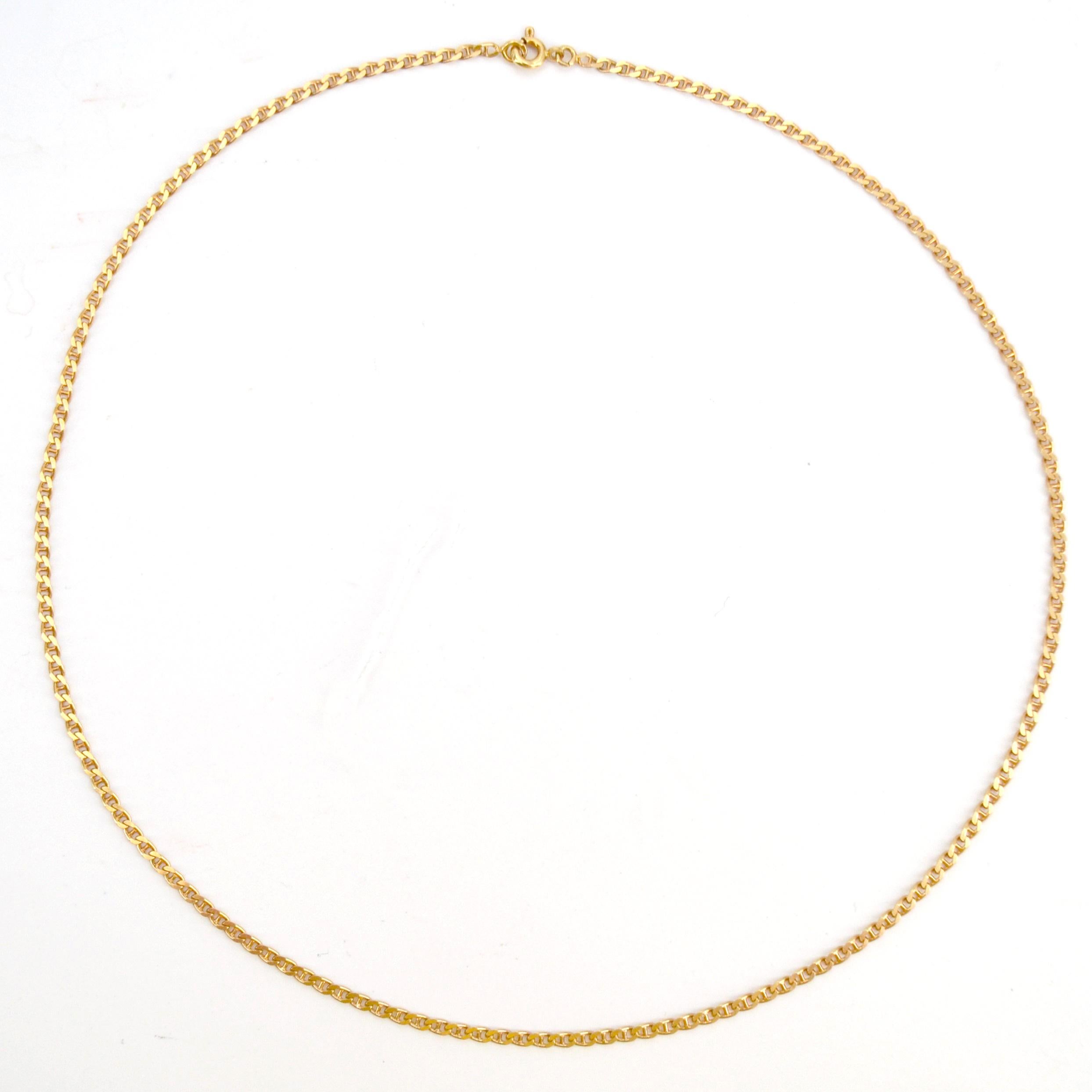 mesh chain necklace