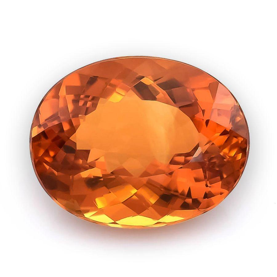 For Sale:  Modern 18k gold ring with a emerald-cut Madeira Citrine and a pear-cut diamond 2