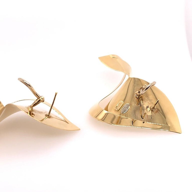 Special Order - Big Milano 18-karat Yellow Gold Earring
