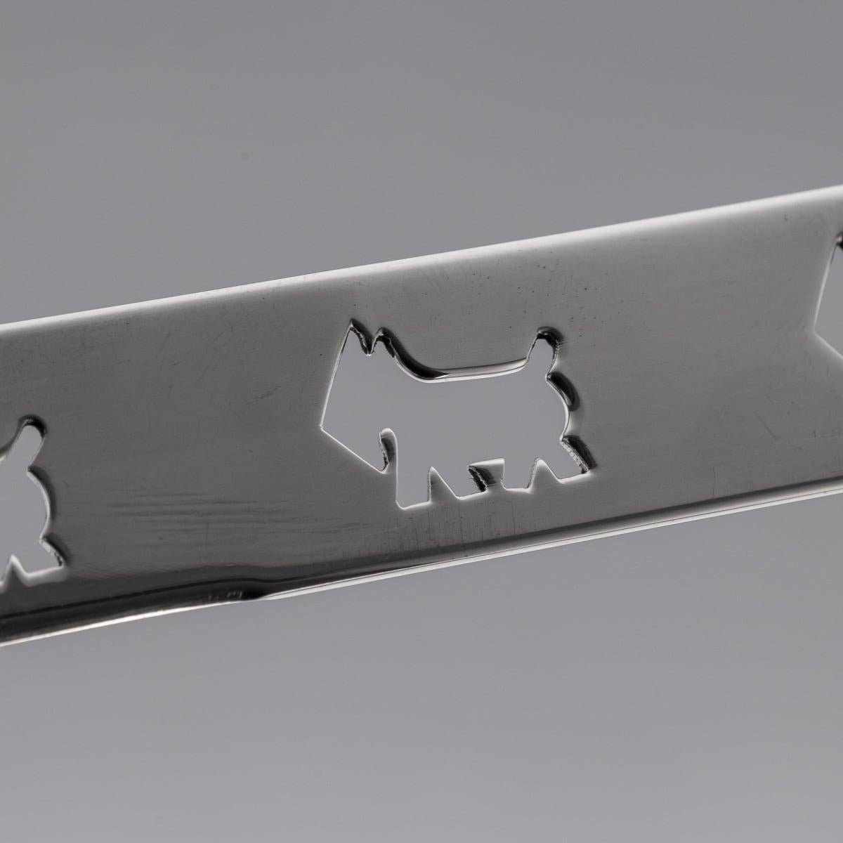 Modern 20th Century French Solid Silver Letter Opener By Cartier For Sale 4