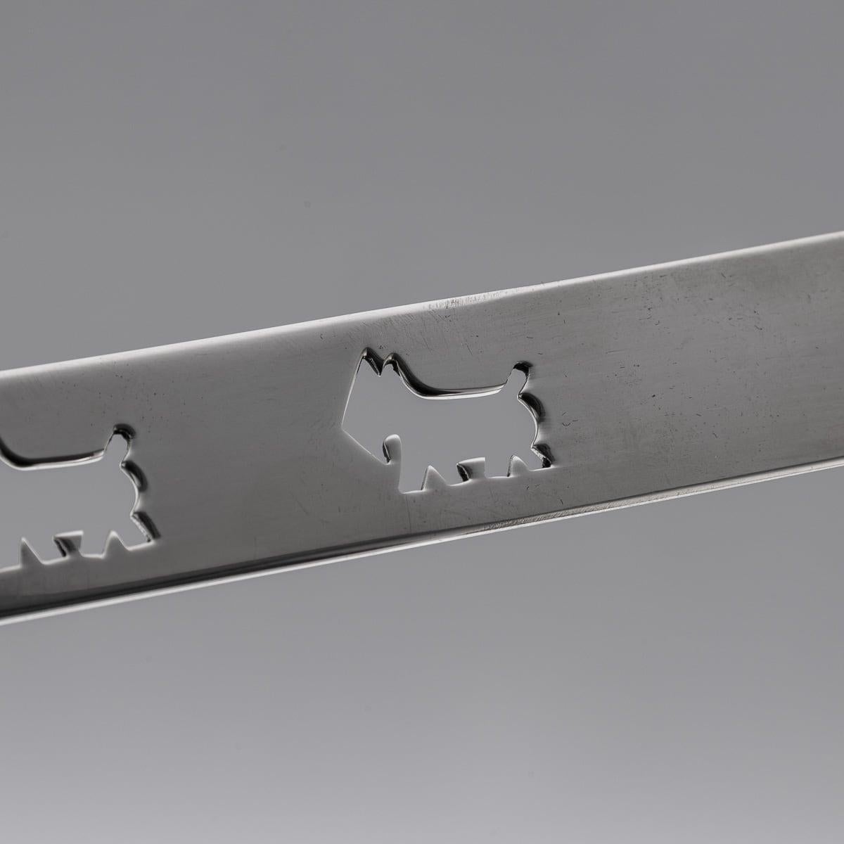 Modern 20th Century French Solid Silver Letter Opener By Cartier For Sale 5