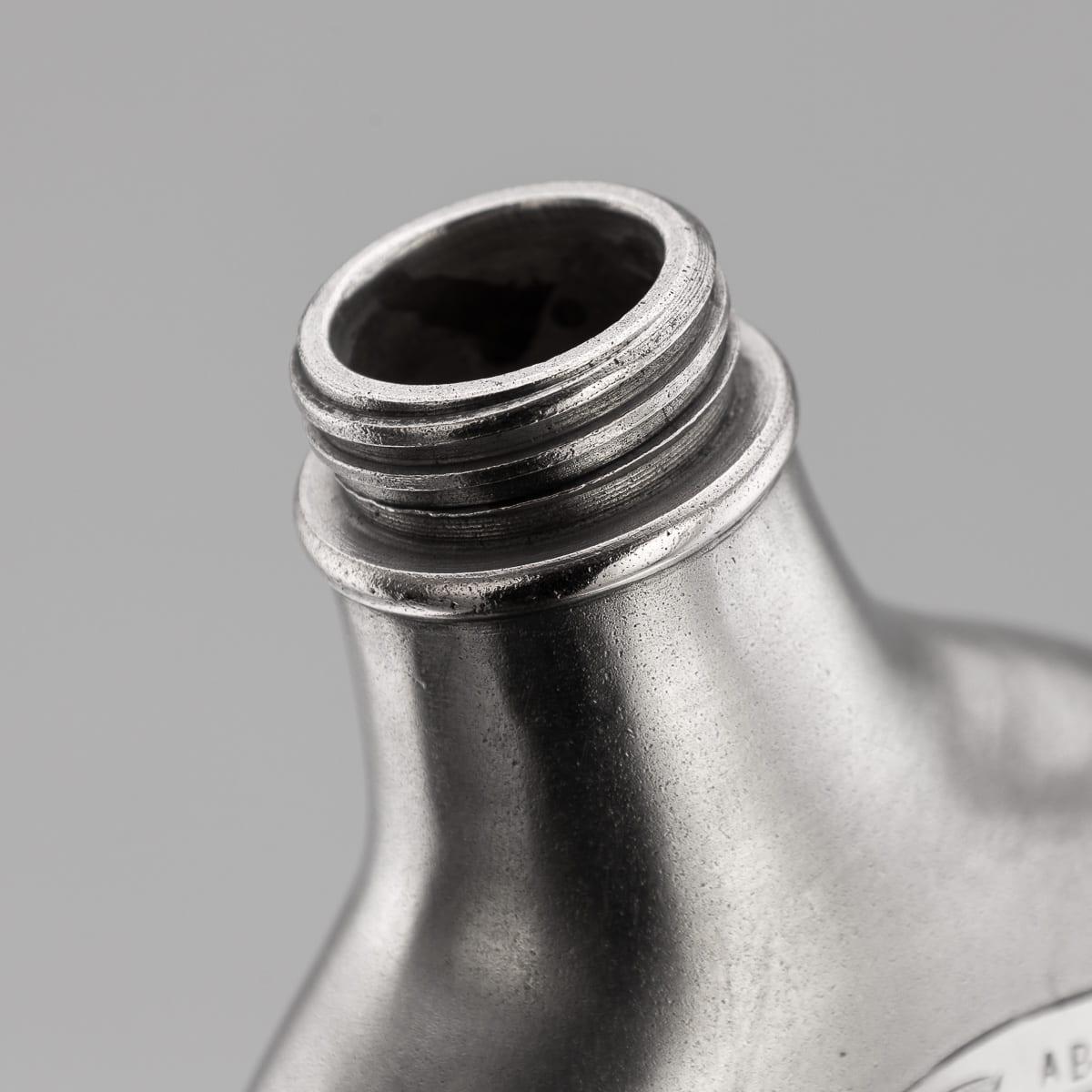 Modern 20th Century Novelty Solid Silver Chivas Regal Whisky Bottle For Sale 6