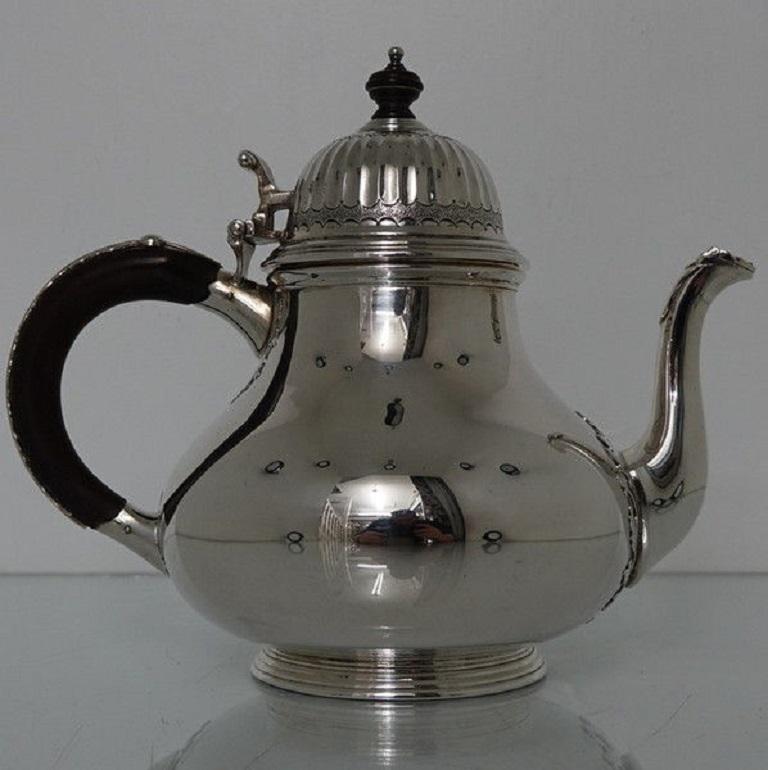 Modern 20th Century Sterling Silver Tea & Coffee Set London 1968 Richard Comyns For Sale 3