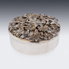 Moderne Stuart Devlin Trinket Box aus massivem Silber, 20. Jahrhundert, ca. 1978