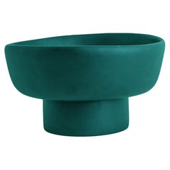 Modern 21st Century "Emerald Green Aculco" Resin Vase from Mexico