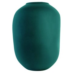 Modern 21st Century "Emerald Green High Tara" Resin Vase from Mexico