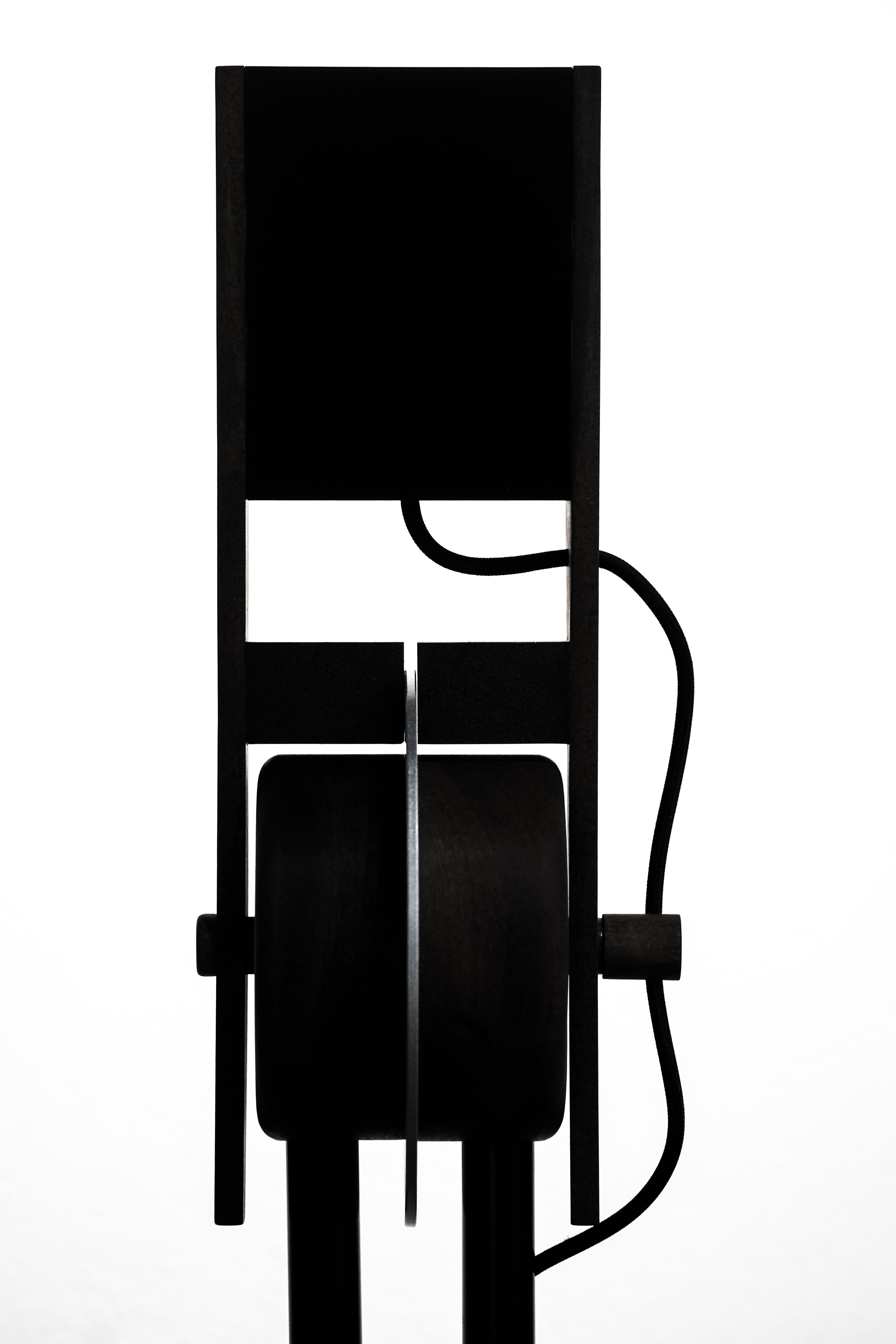Freno - Contemporary Handmade Light Adjustable Floor Lamp by Caio Superchi For Sale 1