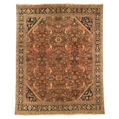 Modern 21st Century Hand Knotted Persian Rug Sultanabad Design