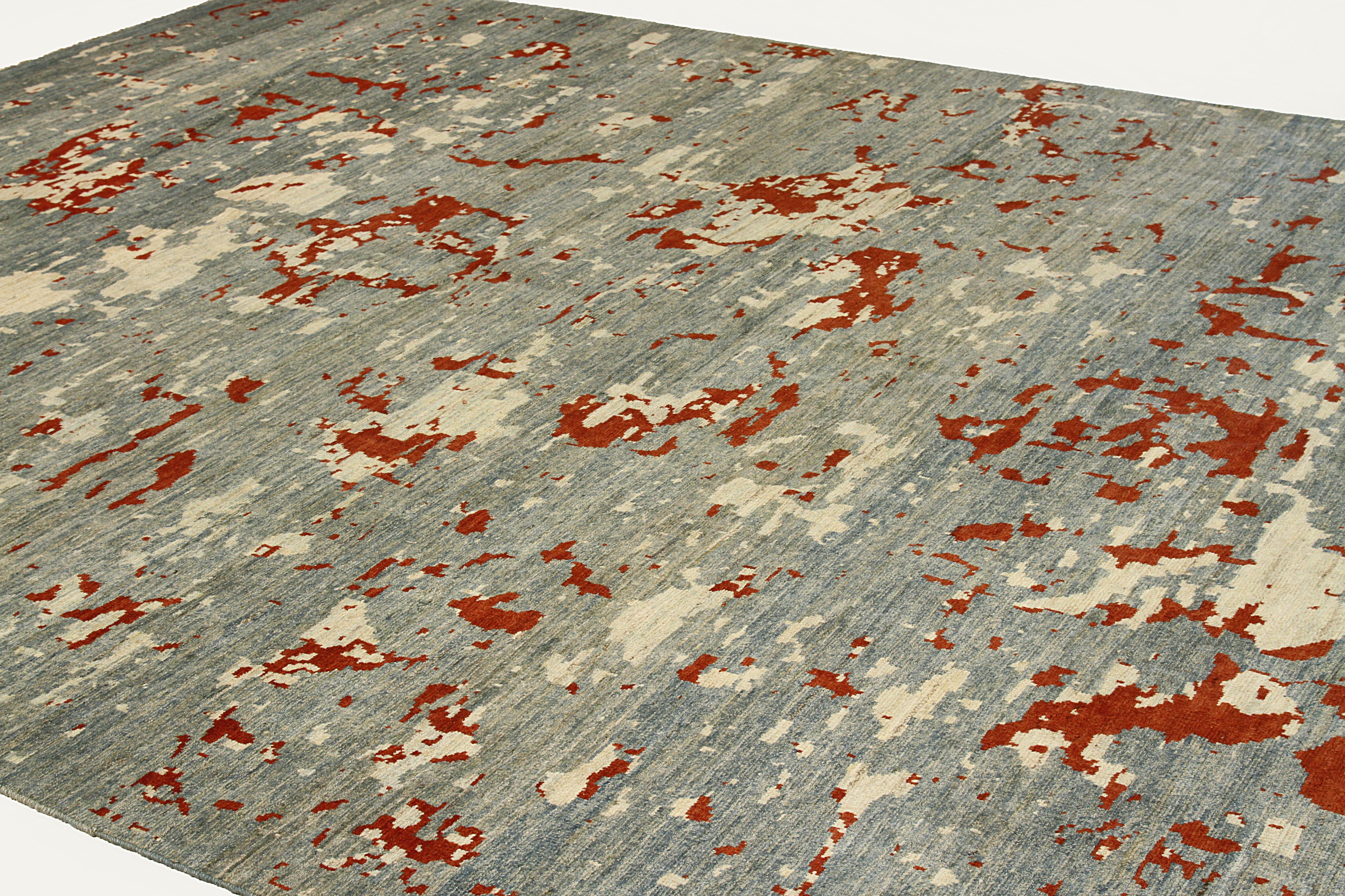 Moderner handgeknüpfter türkischer Teppich im Sultanabad-Design des 21. Jahrhunderts (Türkisch) im Angebot