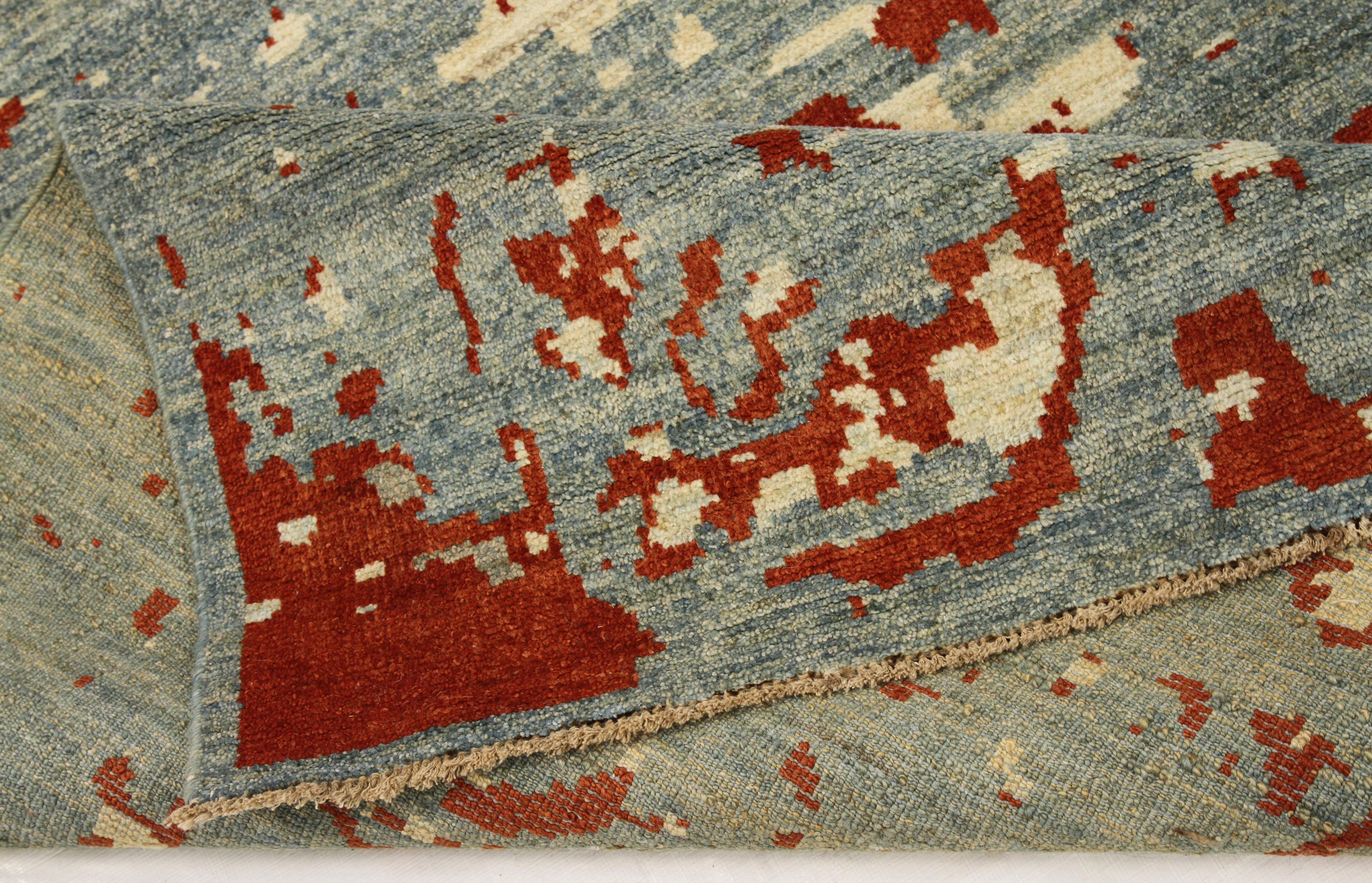 Moderner handgeknüpfter türkischer Teppich im Sultanabad-Design des 21. Jahrhunderts im Zustand „Neu“ im Angebot in Dallas, TX