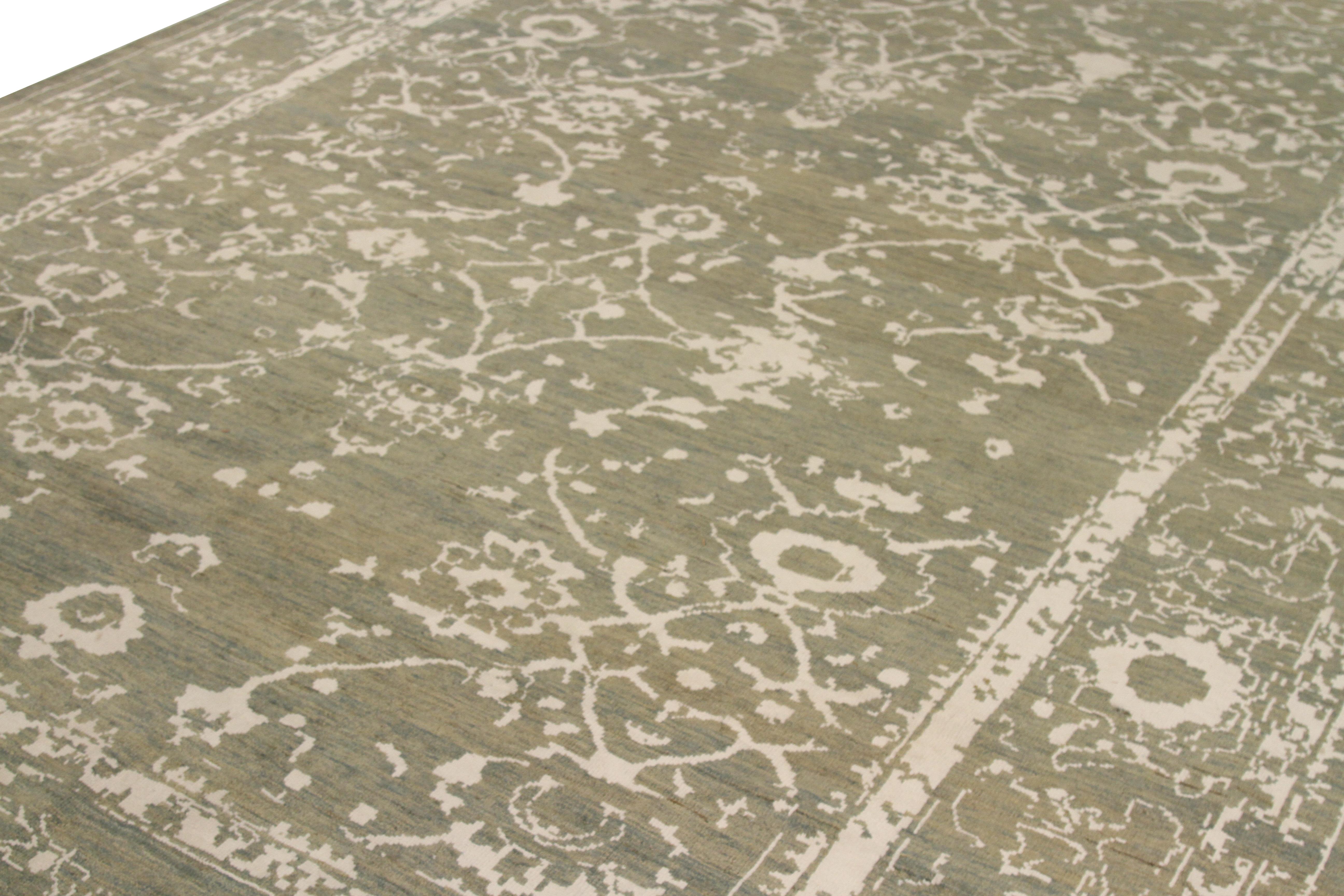 Moderner handgewebter persischer Teppich im Sultanabad-Design des 21. Jahrhunderts (Persisch) im Angebot