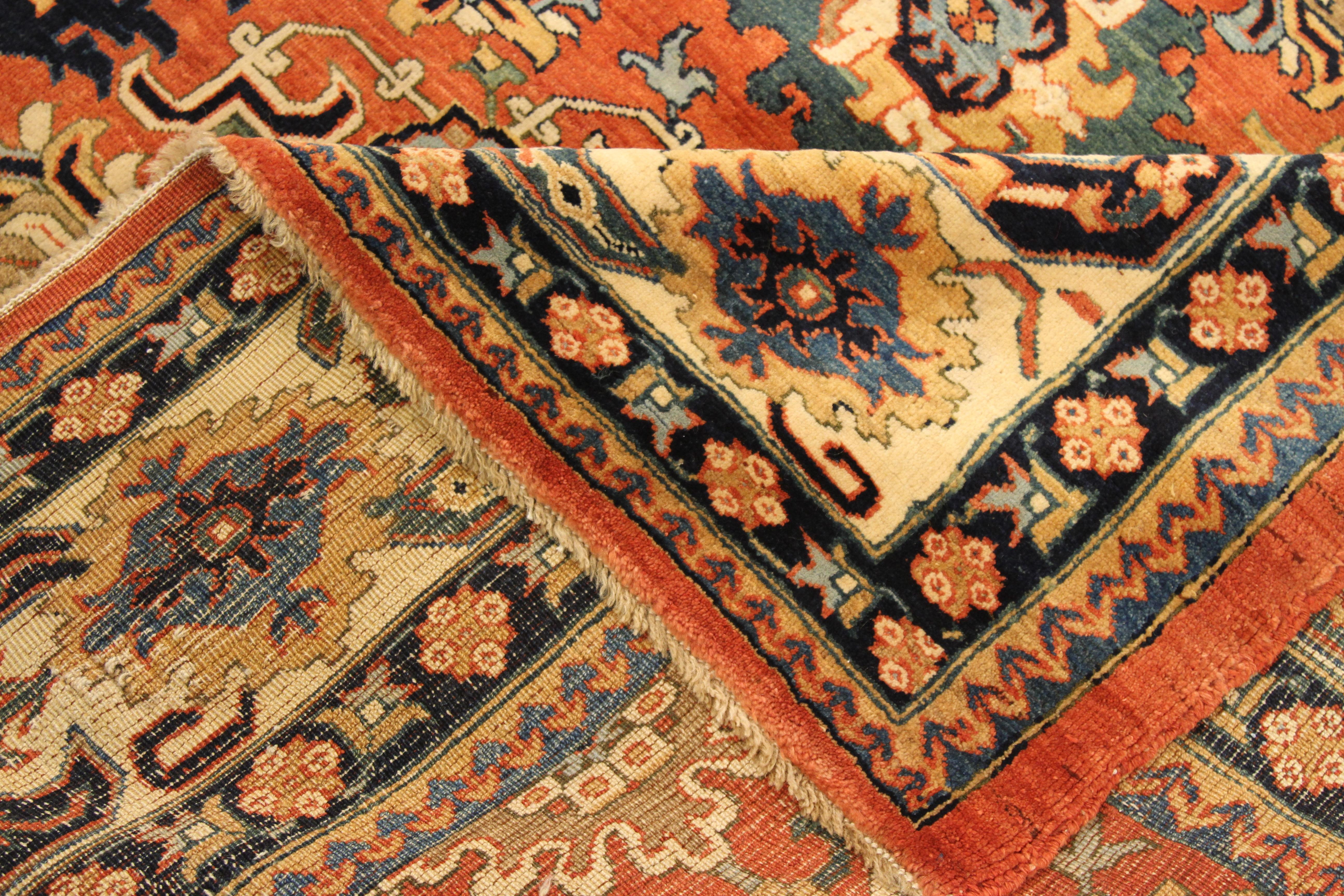 Contemporary Modern 21st-Century Hand-Woven Persian Rug Sultanabad Design For Sale