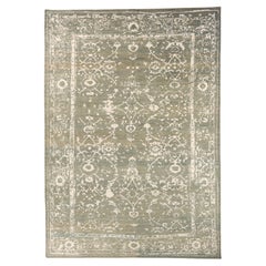 Tapis persan moderne du 21e siècle tissé à la main, design Sultanabad