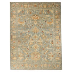 Modern 21st-Century Hand-Woven Persian Rug Sultanabad Design