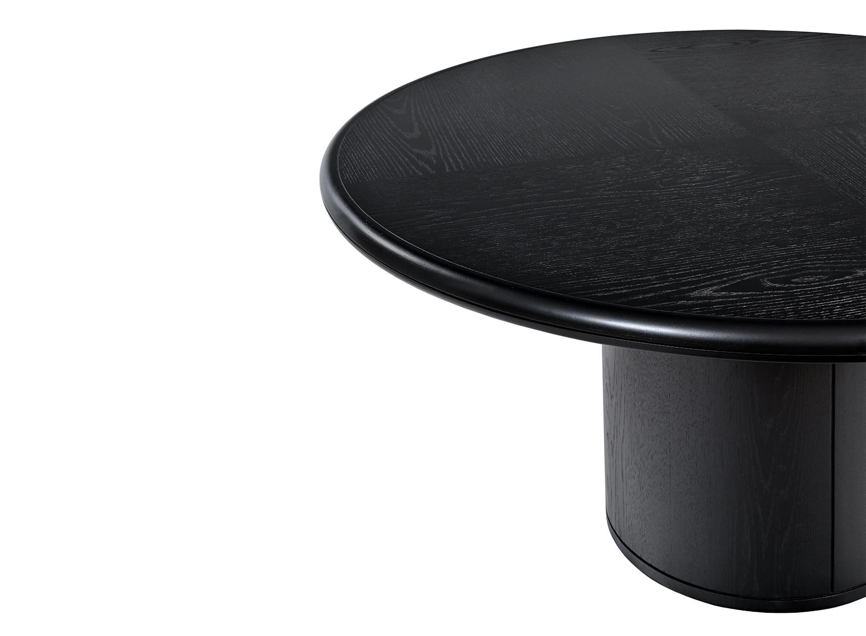 round black modern dining table