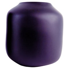 Modern 21st Century "Purple Low Tara" Resin Vase from Mexico