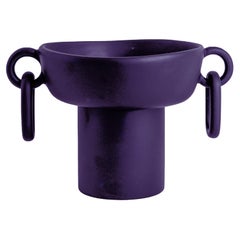 Modern 21st Century "Purple Mazunte" Resin Vase from Mexico