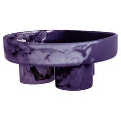 Modern 21st Century "Purple Smoke Candela" Resin Vase from Mexico